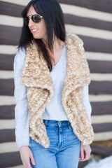 Crochet Kit - Faux Fur Vest thumbnail