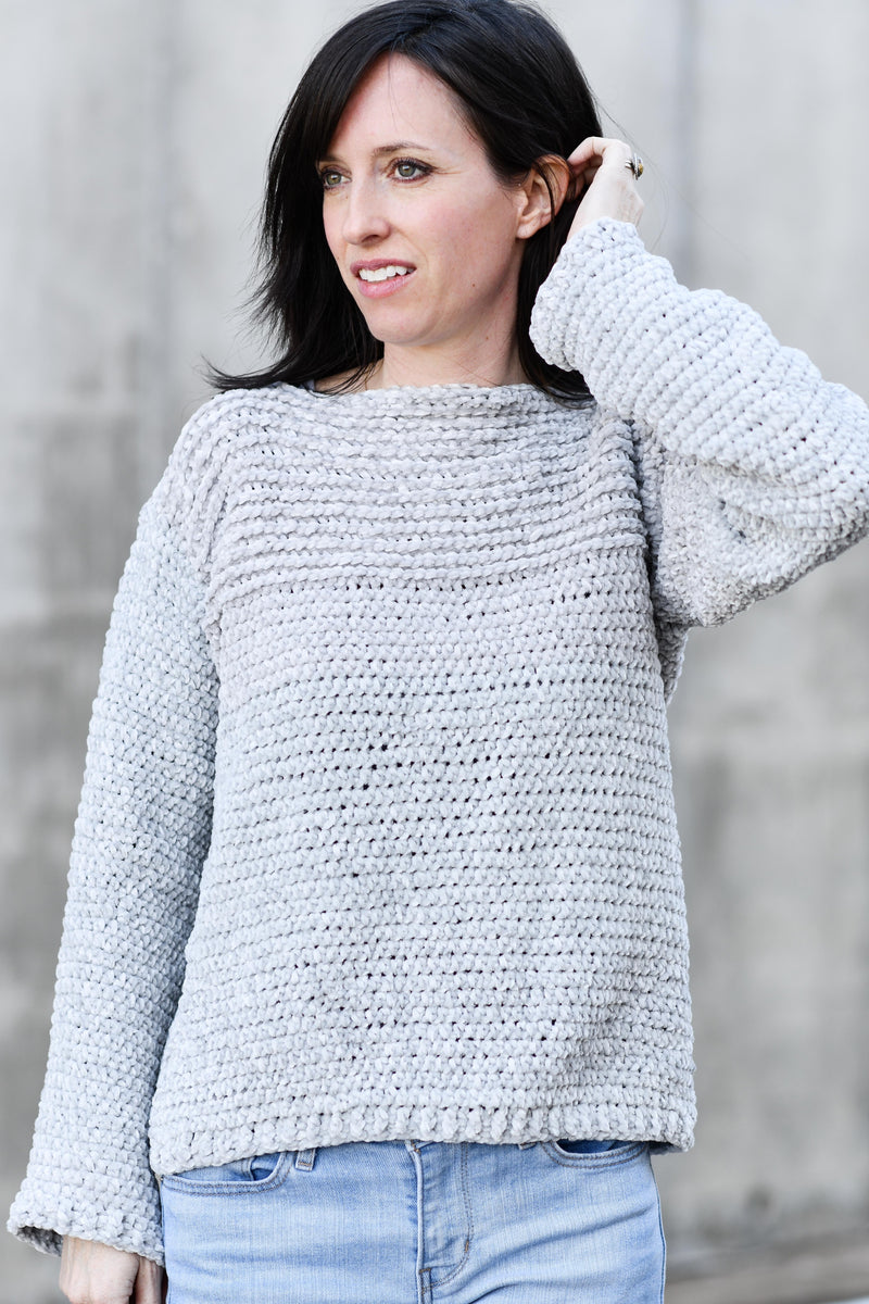 Crochet Kit - My Velvety Pullover
