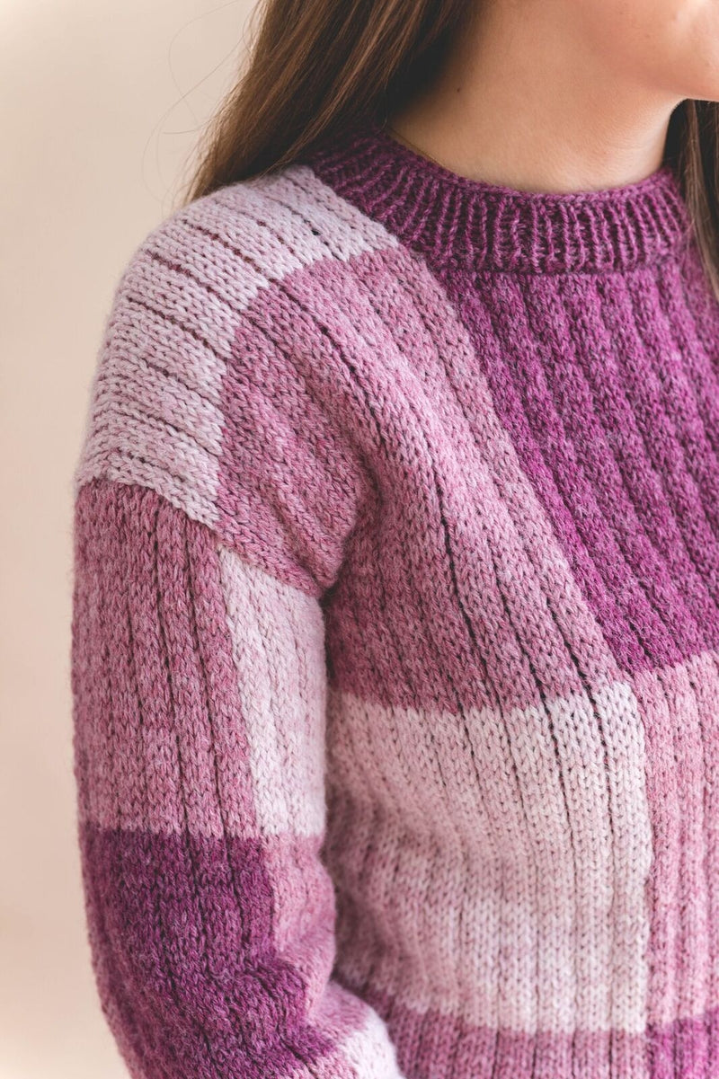 Knit Kit - Gingham Pullover
