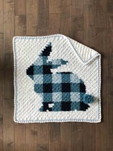Crochet Kit - C2C Bunny Rabbit Blanket