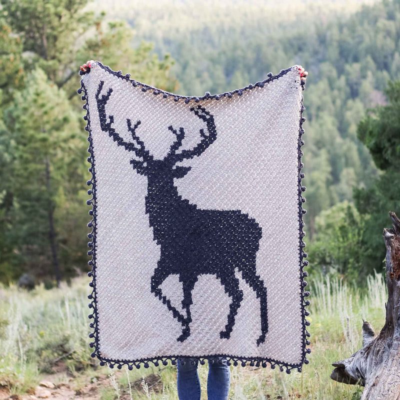 Crochet Kit - Buckhorn Blanket