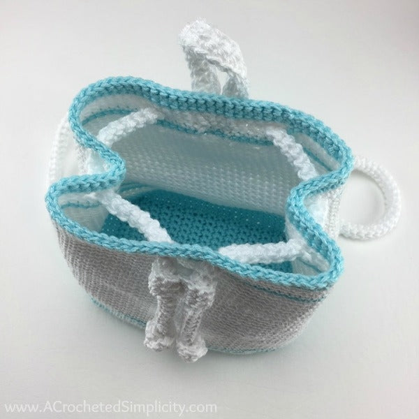 Crochet Kit Drawstring Mini Backpack – Lion Brand Yarn