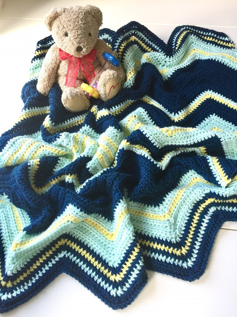 Crochet Kit - Starry Night Baby Blanket