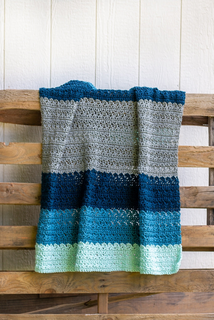 Crochet Kit - Simple Stitch Baby Blanket