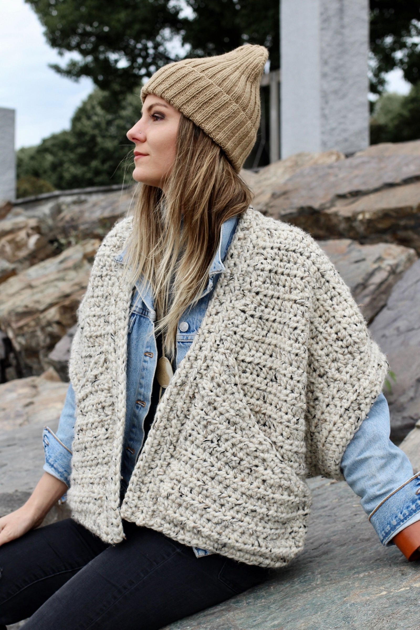 Crochet Free People Constellation Tunic Sweater Free People Tree