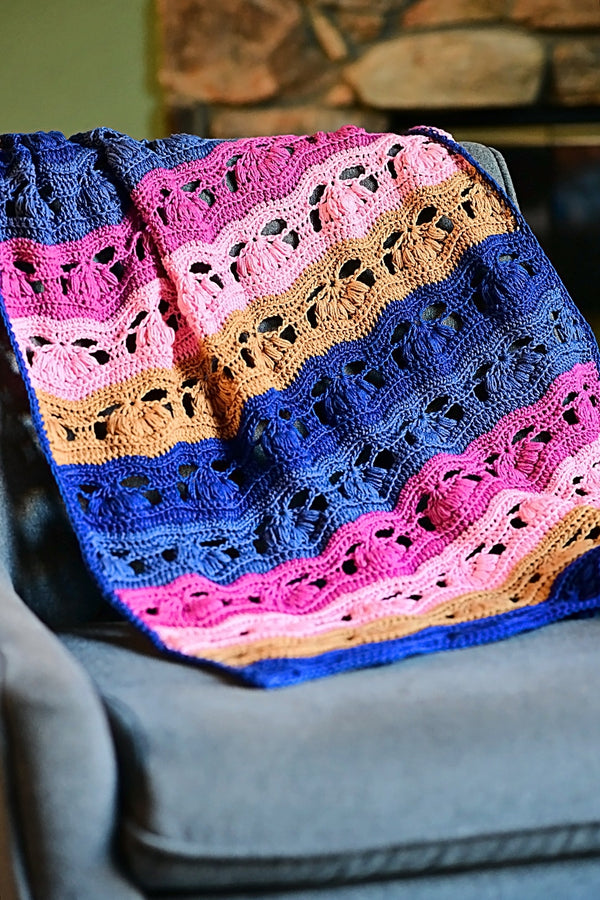 Crochet Kit - Chevron Baby Blankie