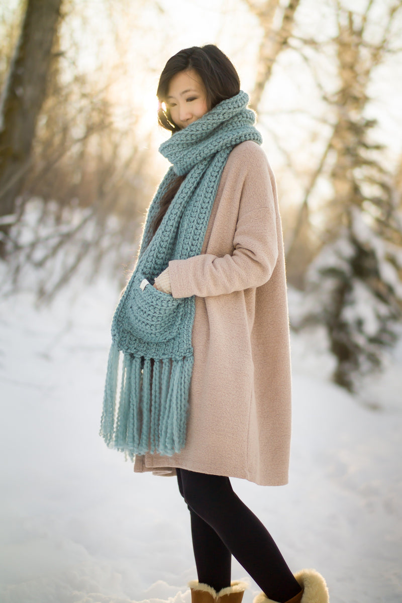 Meadow Scarf - Crochet Kit – Sierra Yarn