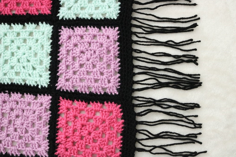 Crochet Kit - Granny Pop Afghan