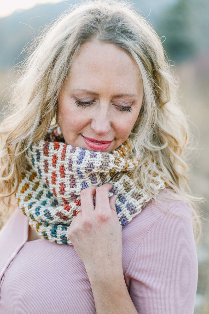 Crochet Kit - Stained Glass Cowl