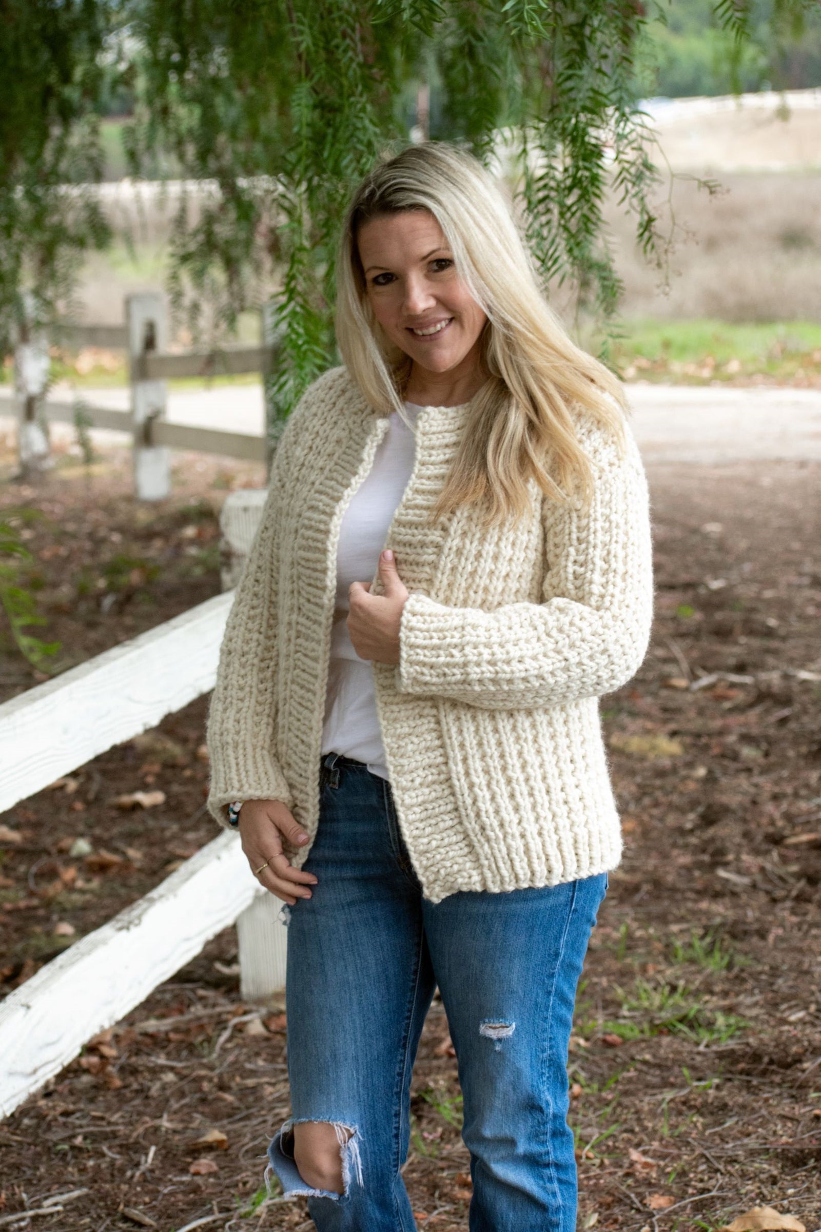 Knit Kit - Cottage Cardigan – Lion Brand Yarn