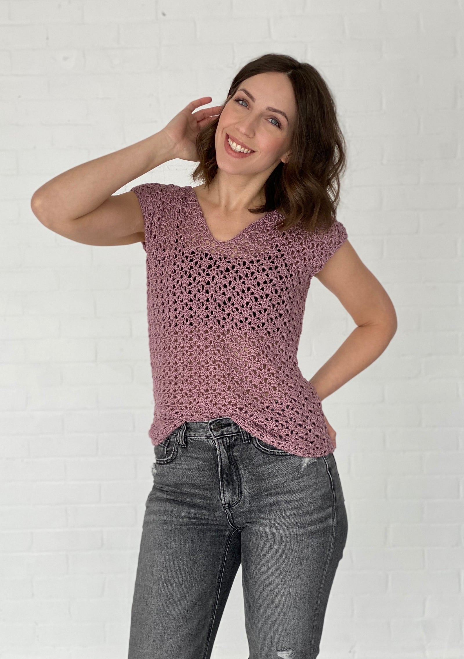 Crochet Kit - The Sweetpea Top – Lion Brand Yarn