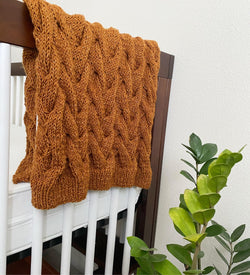 Knit Kit - Cable to Cradle Baby Blankie