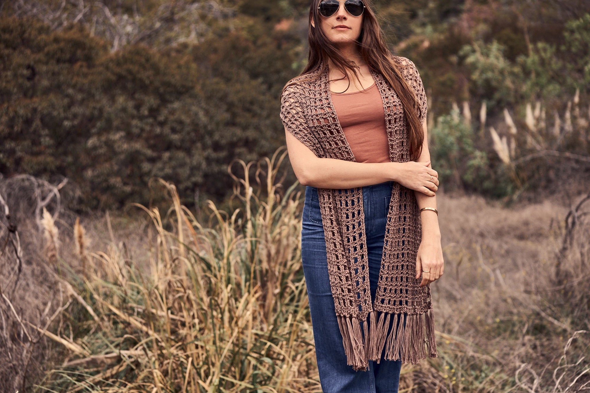Crochet Kit - Ranger Fringe Scarf – Lion Brand Yarn