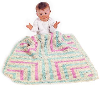 Happy Baby Blanket Pattern (Crochet) - Version 1
