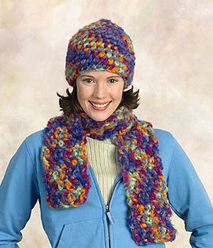Hat and Scarf Pattern (Crochet)