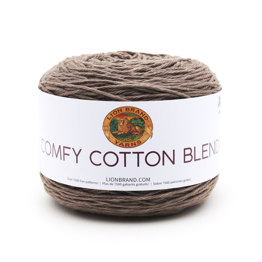 Lion Brand Knitting Yarn Comfy Cotton Blend Flower Garden 3-Skein