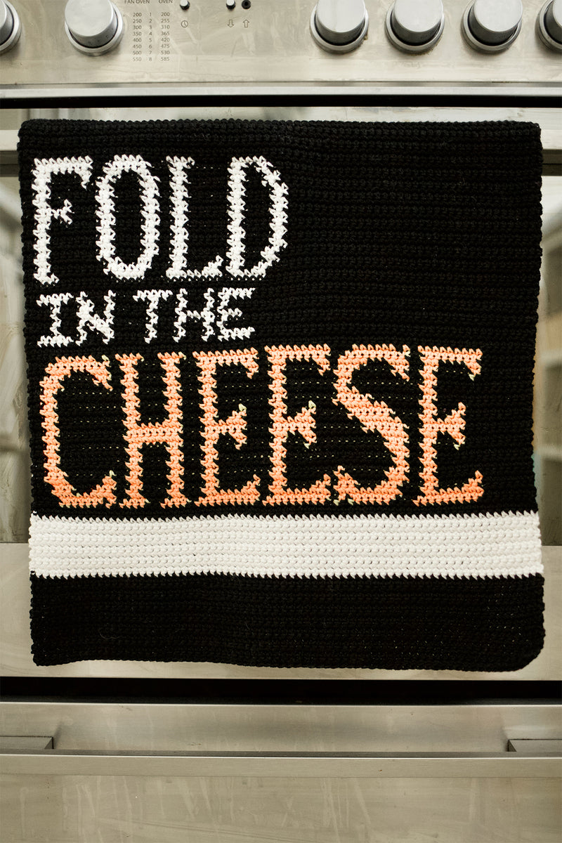 Crochet Kit - Fold in the Cheese Dish Towel