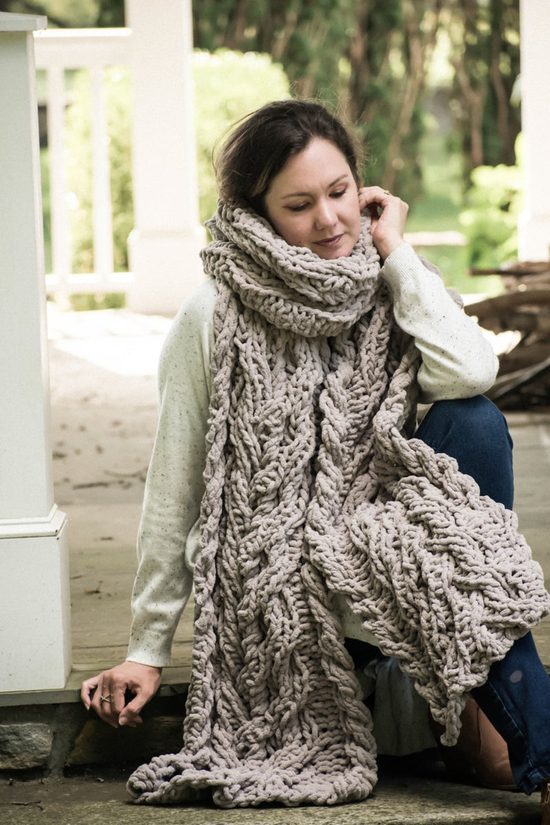 Merryall Oversized Scarf (Knit)