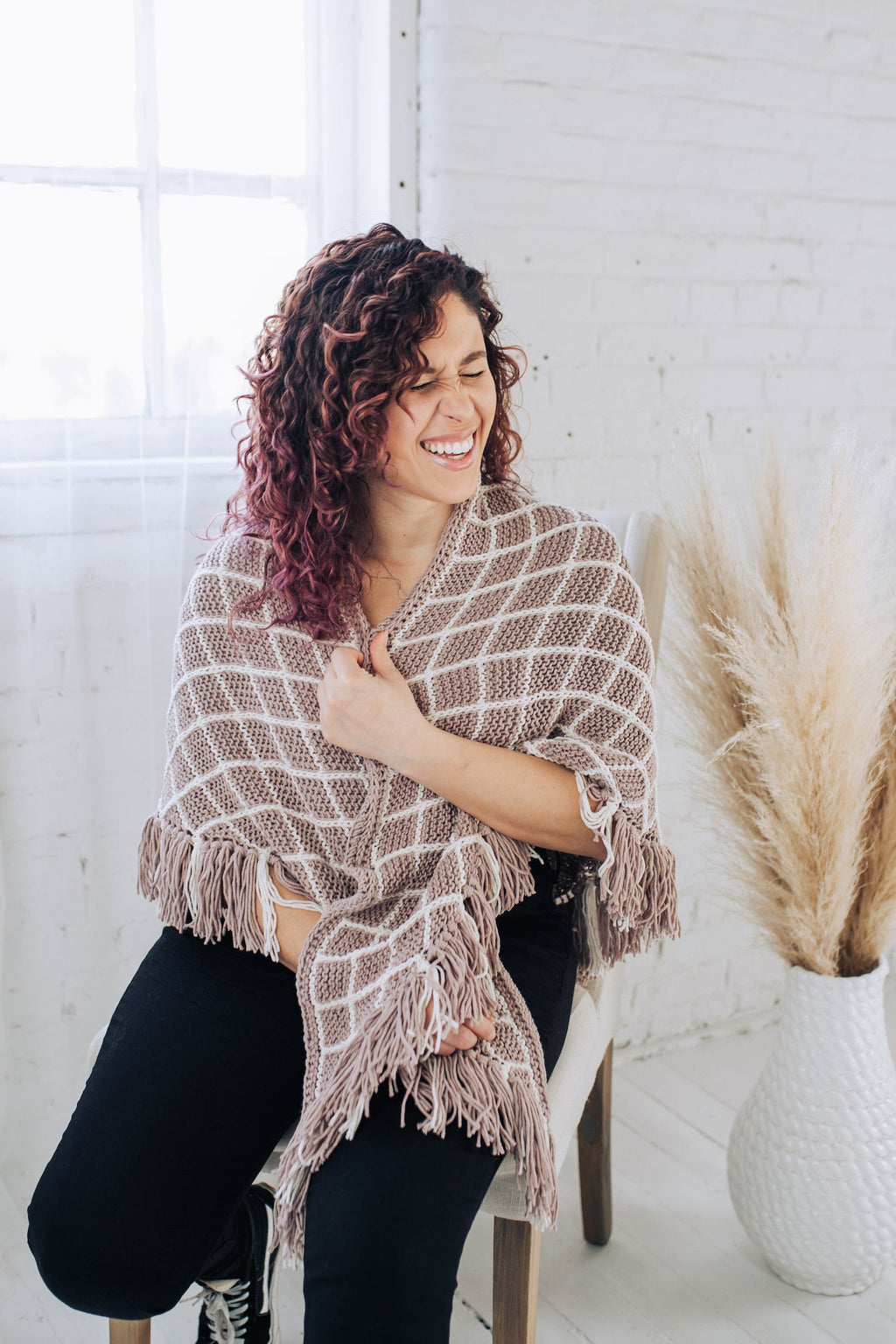 Celia Triangle Shawl (Knit) – Lion Brand Yarn