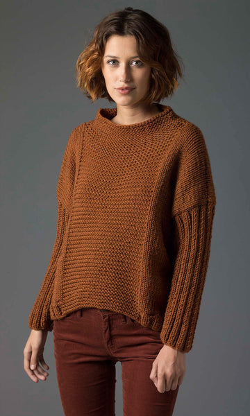 Level 2 Knit Pullover – Lion Brand Yarn