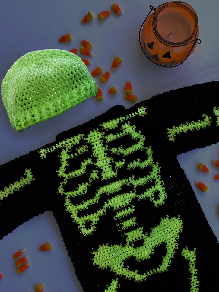 Skeleton Baby Costume (Crochet)