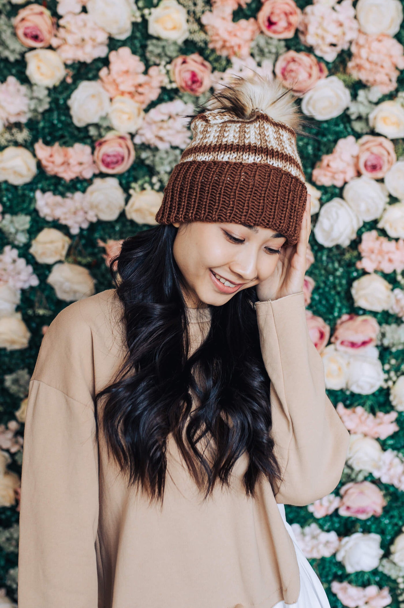 Olena Hat (Knit) – Lion Brand Yarn
