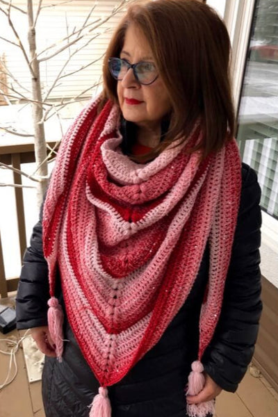 Ariadne Shawl (Crochet) – Lion Brand Yarn