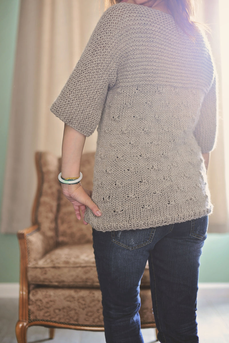 Knit Kit - Knotted Pullover