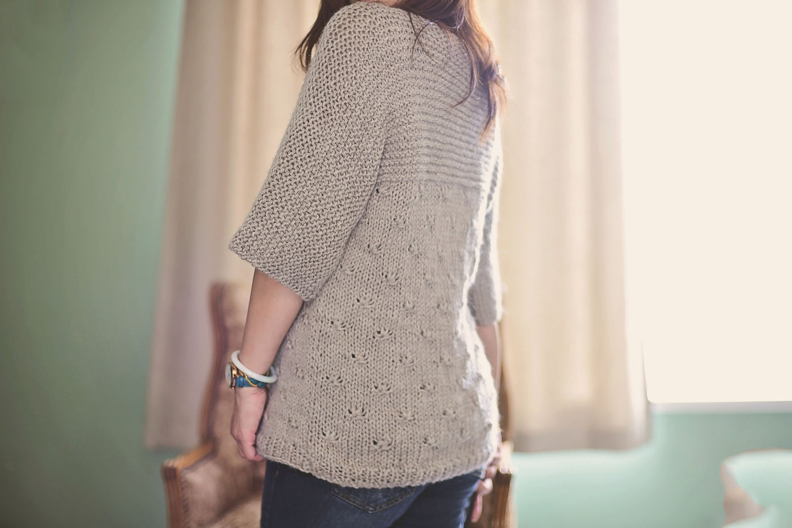 Knit Kit - Knotted Pullover – Lion Brand Yarn