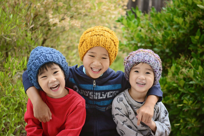 Knit Kit - Ribbed Slouch Beanie