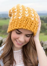 Crochet Kit - Fair Isle Biscotti Hat thumbnail