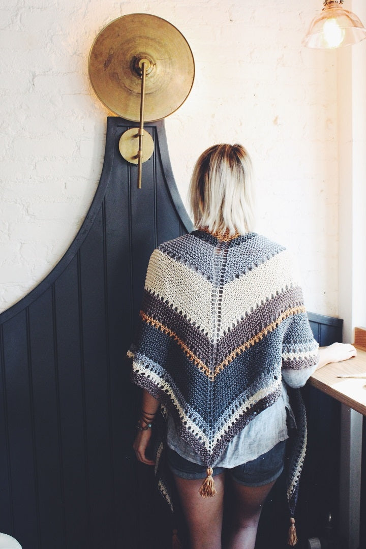 Knit Kit - Coffee Shop Wrap – Lion Brand Yarn