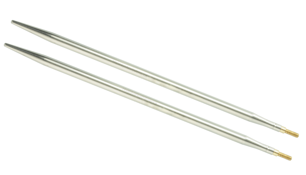 HiyaHiya 8-Inch Double Point Knitting Needles - US Size 8 (5mm) Stainless Steel Set Of 5