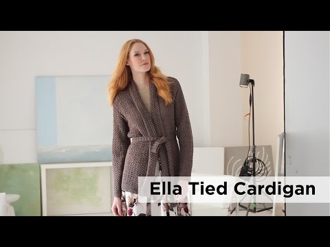 Ella Tied Cardigan (Crochet) - Version 1