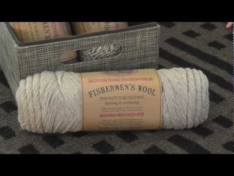 Lion Brand Fishermen's Wool Yarn (200) Oak Tweed - Imported