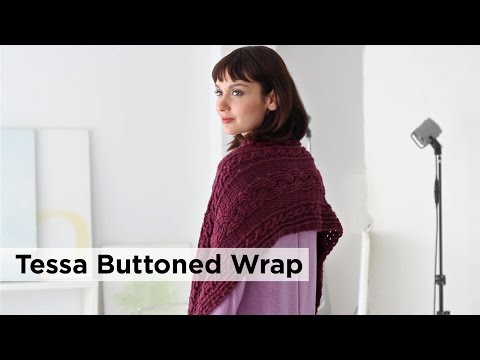 Tessa Buttoned Wrap (Crochet)