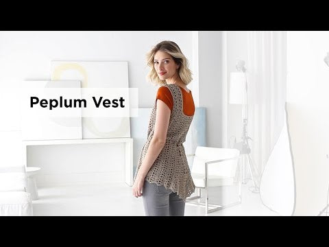 Peplum Vest (Crochet)