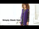 Simply Sleek Vest (Crochet) thumbnail