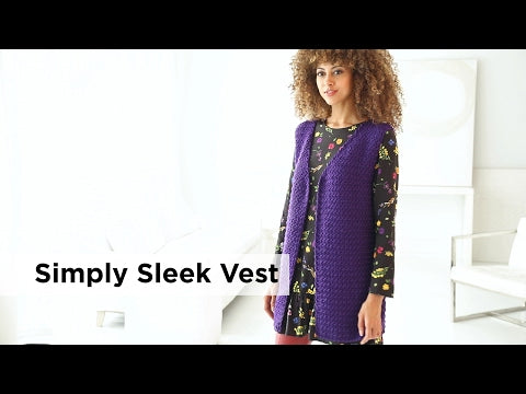 Simply Sleek Vest (Crochet)