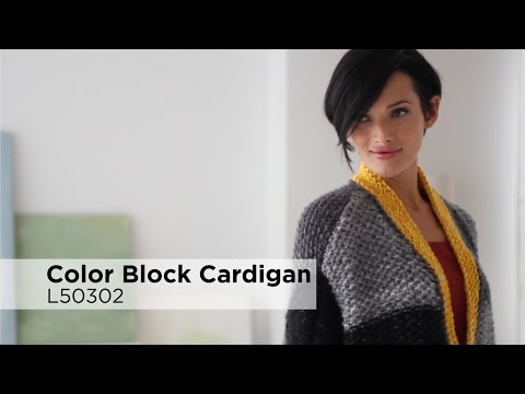 Color Block Cardigan (Knit) - Version 1