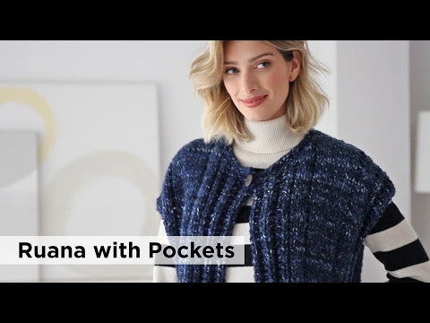 Ruana With Pockets (Knit)
