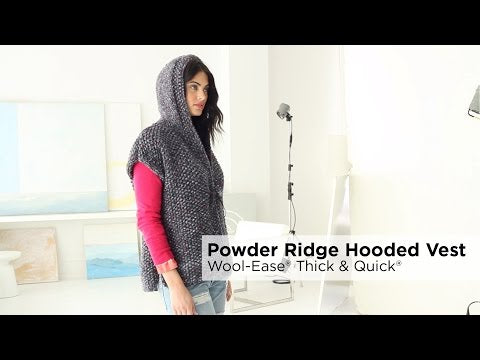 Powder Ridge Hooded Vest (Knit)