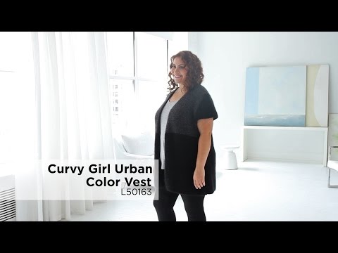 Curvy Girl® Urban Color Vest (Knit)