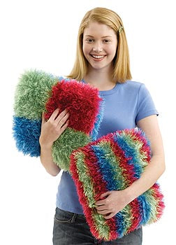 Teen Squares Pillow Pattern (Knit)