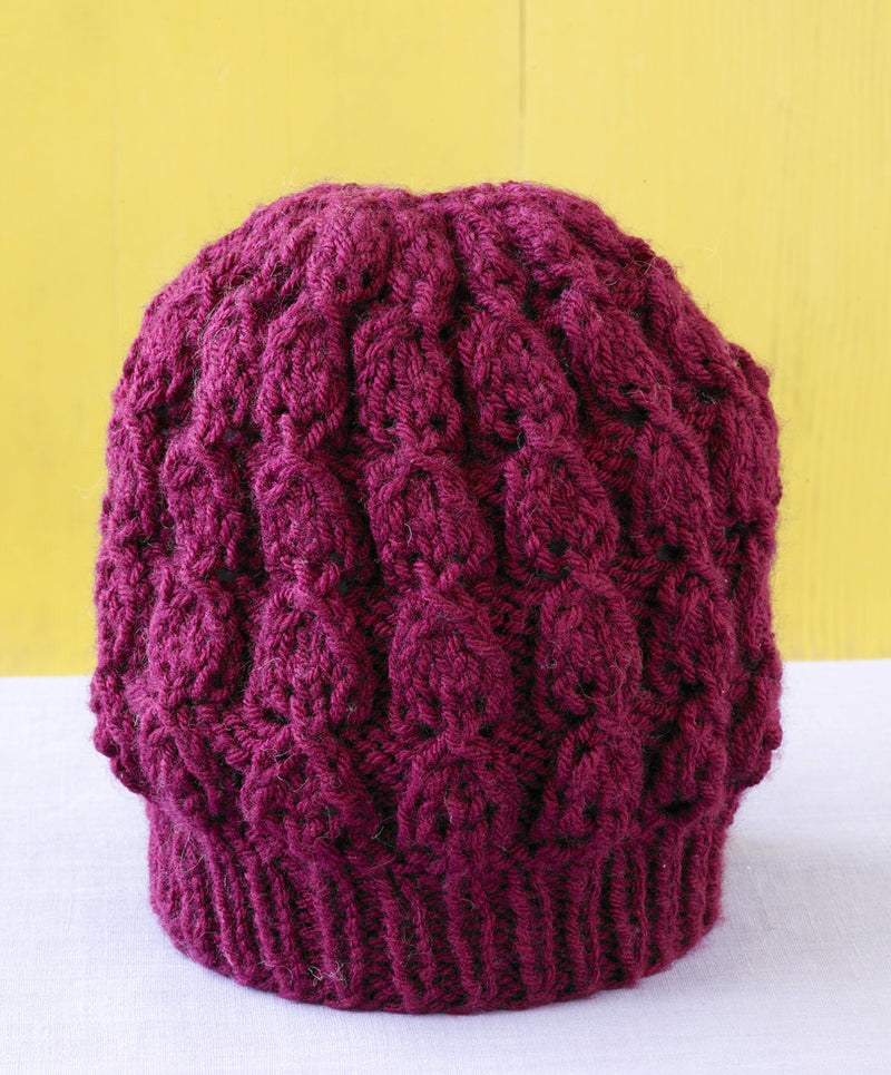 Plum Perfect Hat Pattern (Knit)