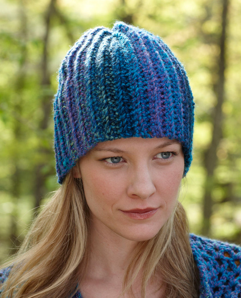 Blue Tweed Hat Pattern (Crochet)