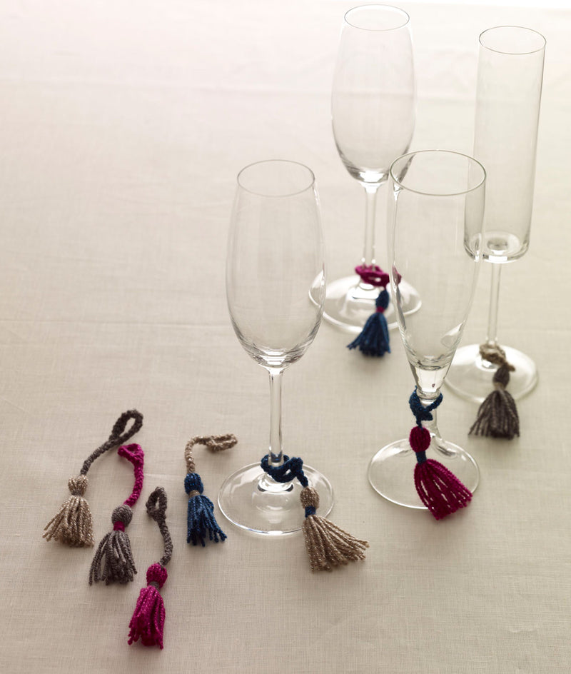 Champagne Glass Tassels (Crafts)
