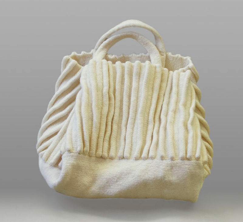 Felted Pleated Bag Pattern (Knit)