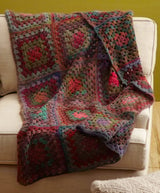 Granny Square Throw (Crochet) thumbnail