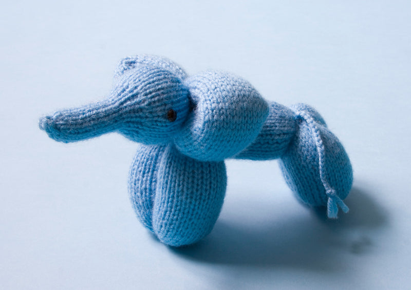 Elephant Balloon Animal Pattern (Knit)